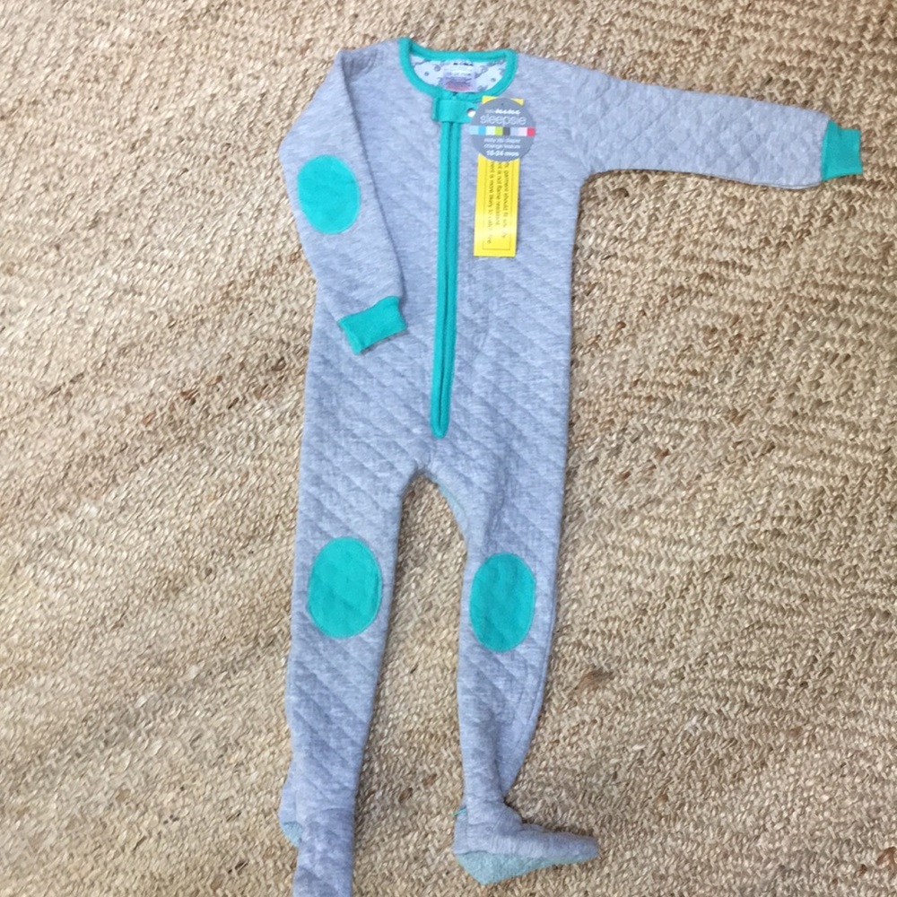 NWT baby deedee sleepsie zip pajamas 18-24 month